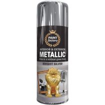 Paint Factory All Purpose Silver Metallic 400ml
