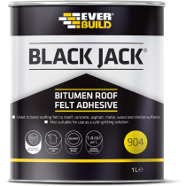 Everbuild Black Jack 904 Roof Felt Adhesive 1 Litre