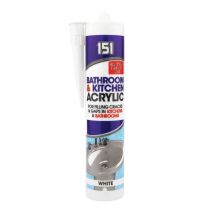 151 Bathroom & Kitchen Sealant White 300ml