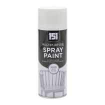 151 Multipurpose Spray Paint White Matt Finish 400ml