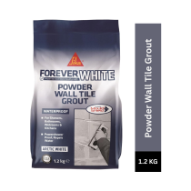 Everbuild Sika Forever White Powder Wall Tile Grout Waterproof 1.2kg  852168