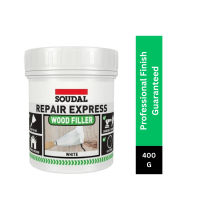 Soudal Repair Express Wood Filler White Fast Drying 1 PART 400G