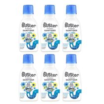 Buster Plughole Sanitiser Granules Eucalyptus Drain Cleaner 300g - Pack of 6