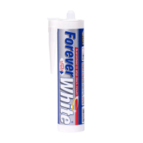 Everbuild Forever White Anti-Mould Waterproof Sealant 295ML