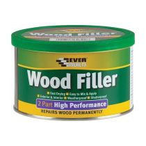 Everbuild 2-Part High Performance Wood Filler White 500 g