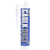 Everbuild Caulk Once Premium Quality Acrylic Caulk White 295 ml