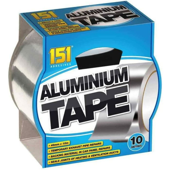 Silver Aluminium Tape 48mm X 10 Metres