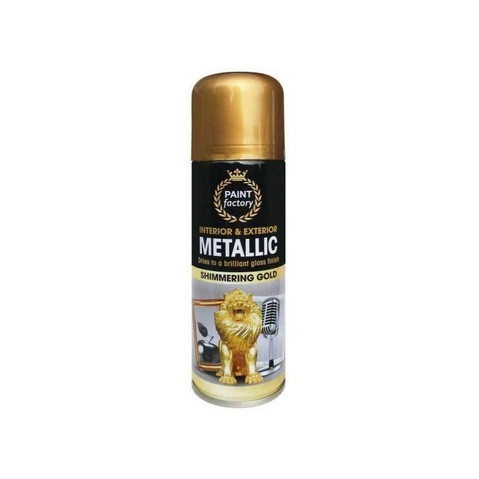 Paint Factory Metallic Gold Spray Paint 200 ml
