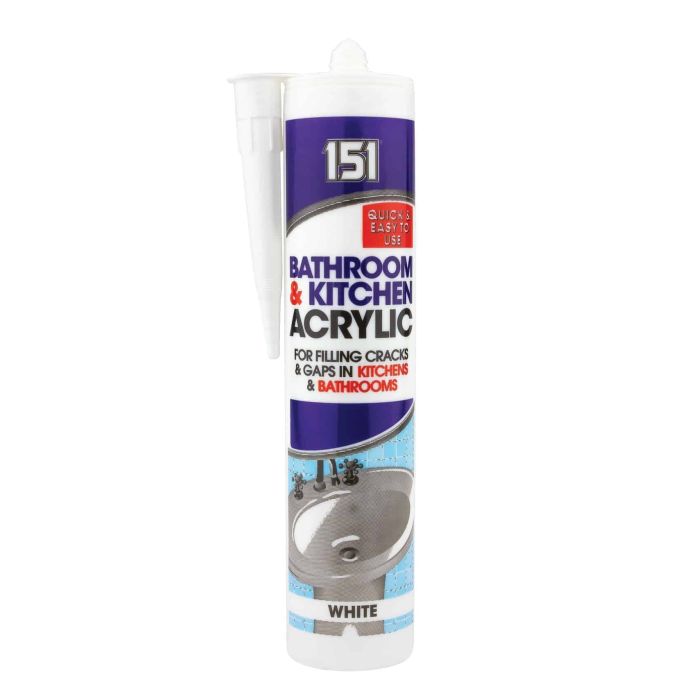 151 Bathroom & Kitchen Sealant White 300ml