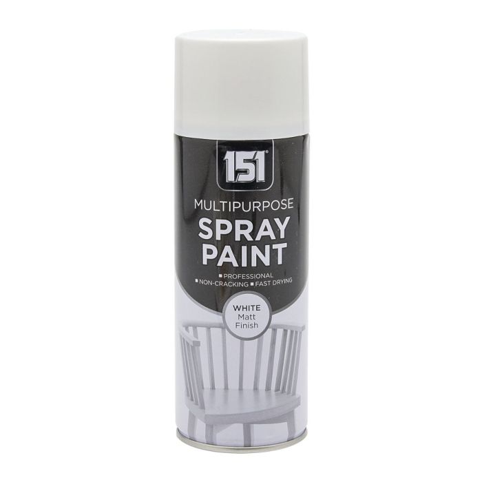 151 Multipurpose Spray Paint White Matt Finish 400ml