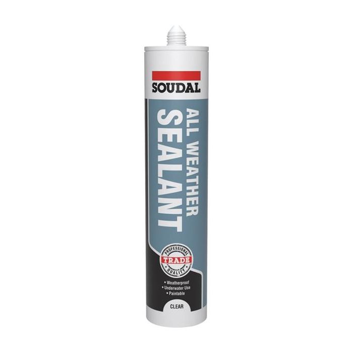 Soudal All Weather Sealant Clear 290ml
