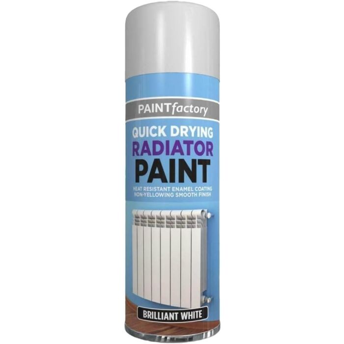 Paint Factory Quick Drying Radiator Spray Paint White 400 ML