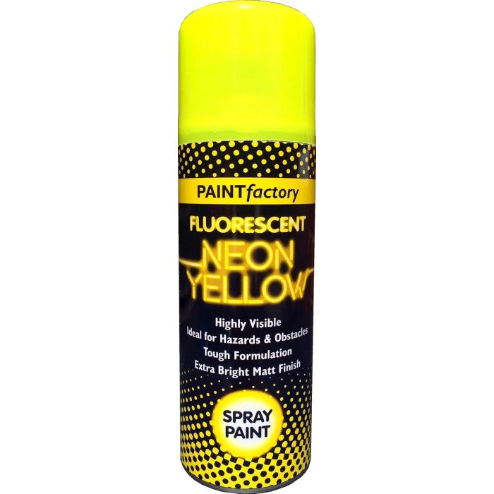 Paint Factory Neon Yellow Spray Paint 200ml