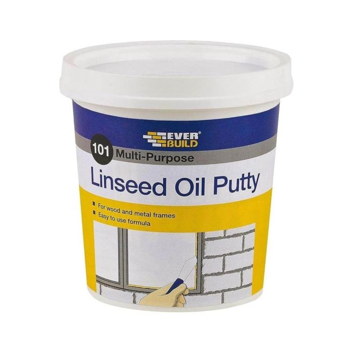 Everbuild 101 Multi-Purpose Linseed Oil Putty Natural 1KG