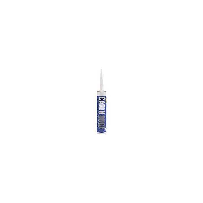 Everbuild Caulk Once Premium Quality Acrylic Caulk White 295 ml