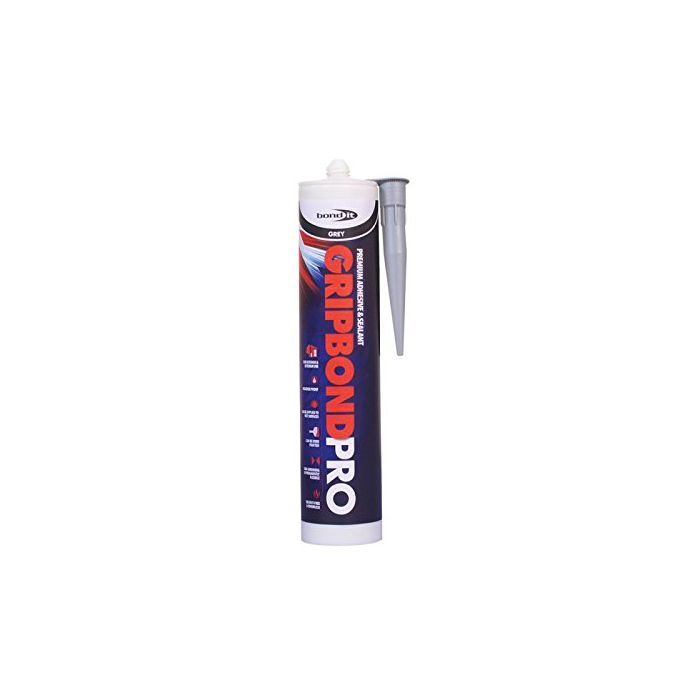Bond it Grip Bond Pro Premium Grey Adhesive & Sealant 300ml