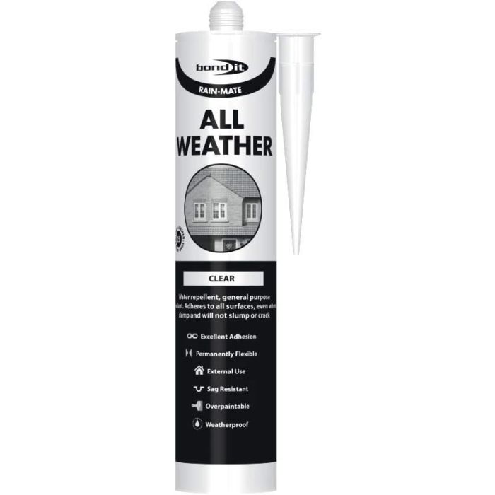 Bond It Rain-Mate Clear All Weather Sealant 300ml